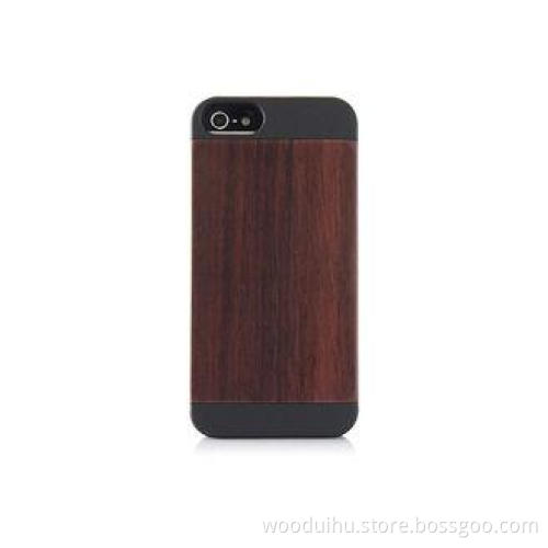 Handmade iPhone 5S / iPhone 5 Wooden Back With PC Case Anti